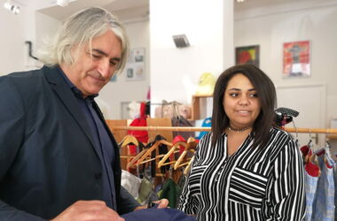 Job-Transfair Geschäftsführer Thomas Rihl im Schön&Gut-Shop