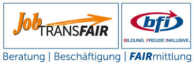 Logo von Job-TransFair. Wir vermitteln Personal. Wir vermitteln Arbeit.